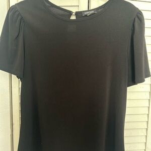 Express Women's Classic Black Short Sleeve Top